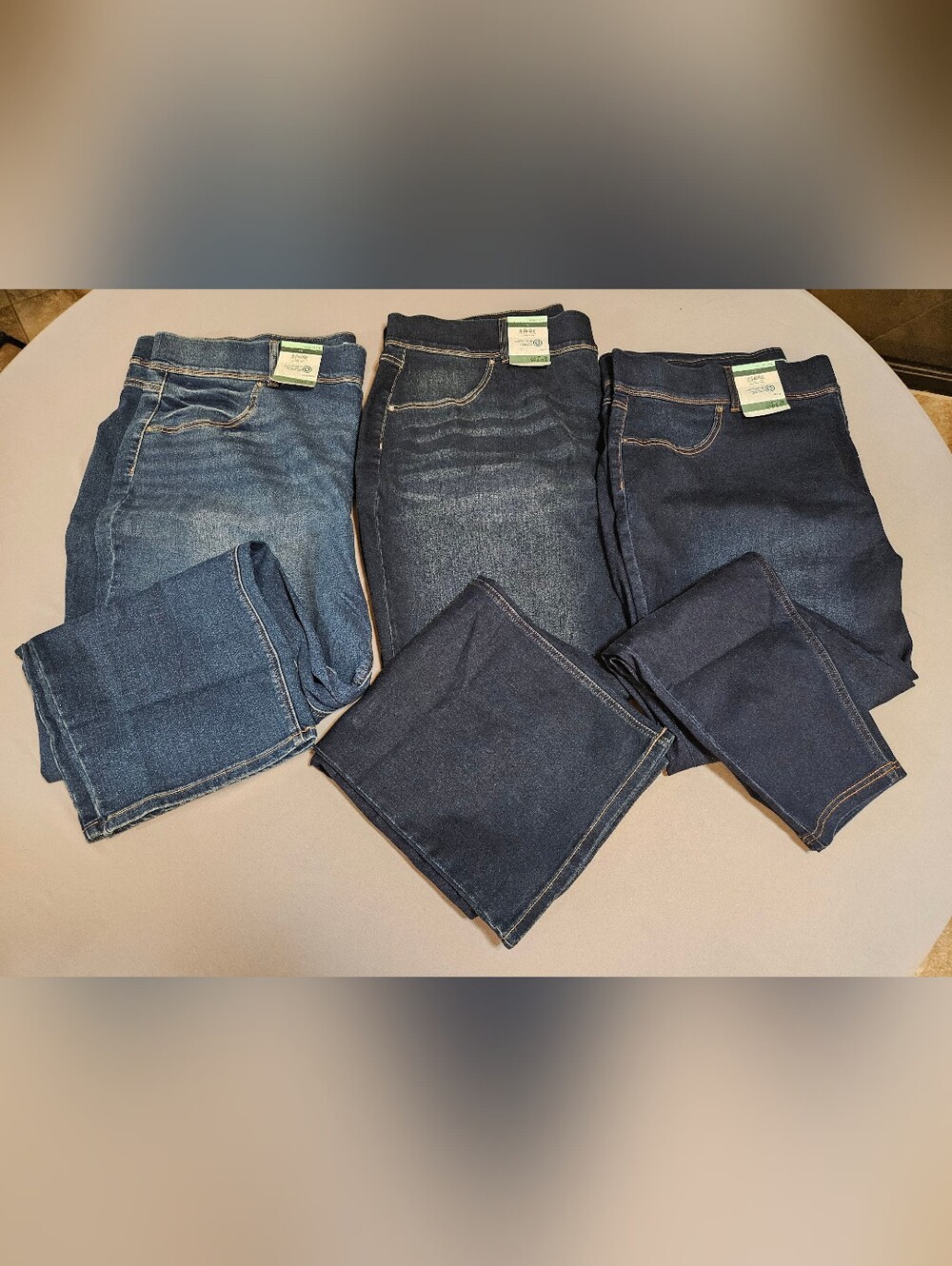 Terra & Sky Women's Plus Jeans Lot of 3 - Size 3X - Dark/Medium Wash - NWT